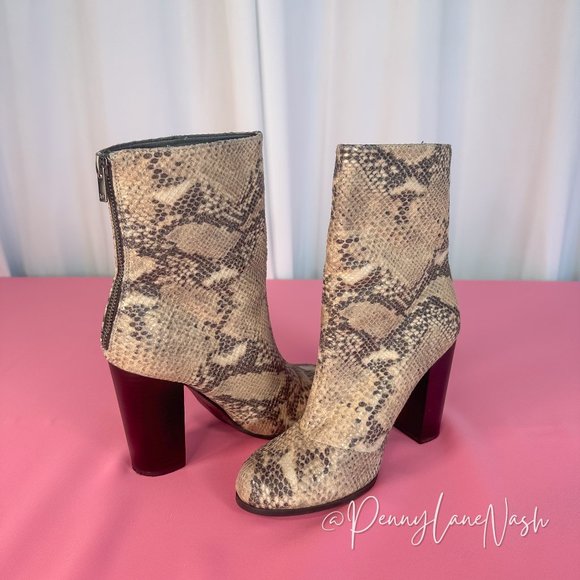 Target Snake Print Ankle Bootie Size 7.5 - Picture 1 of 12